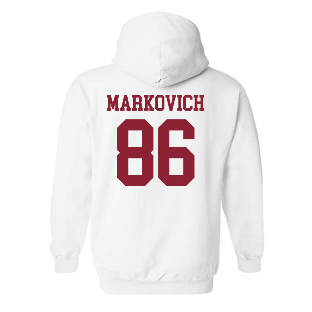 UMass - NCAA Football : Jax Markovich - Hooded Sweatshirt-1