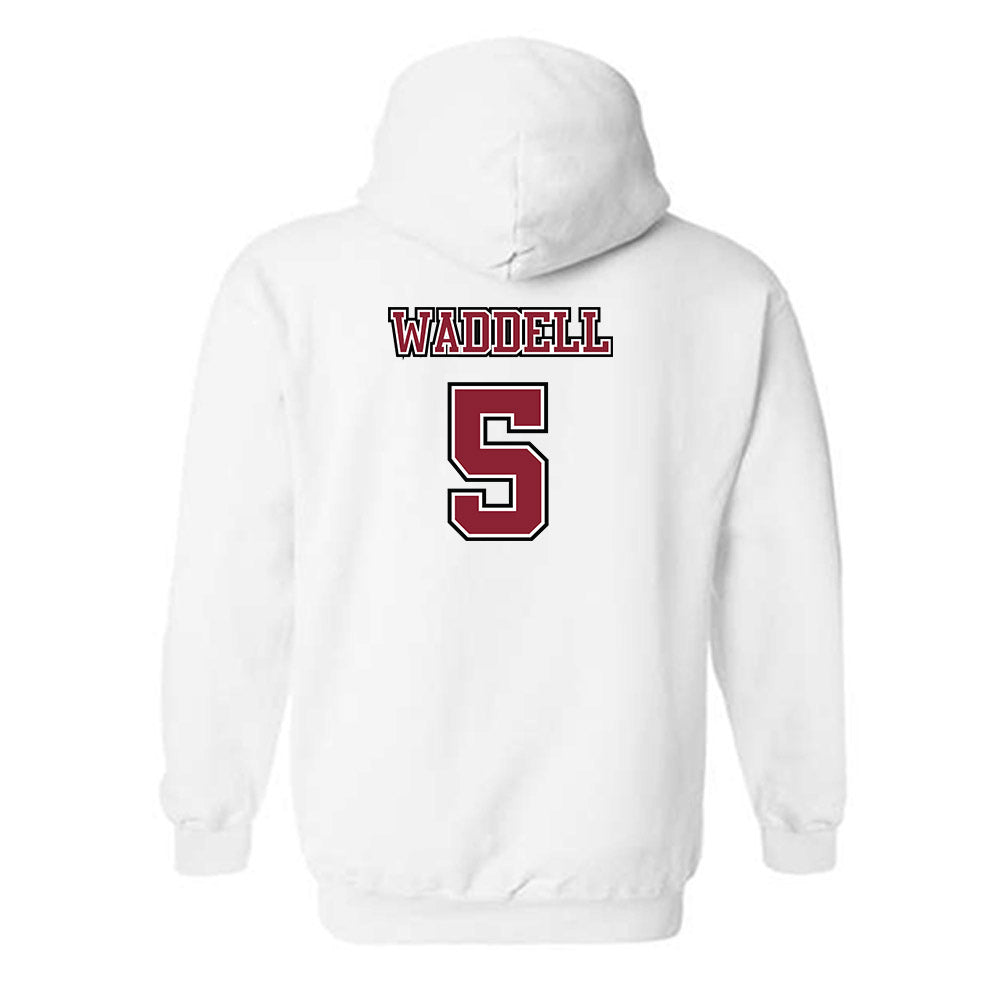 UMass - NCAA Men's Lacrosse : Jimmy Waddell - Sports Shersey Hooded Sweatshirt-1