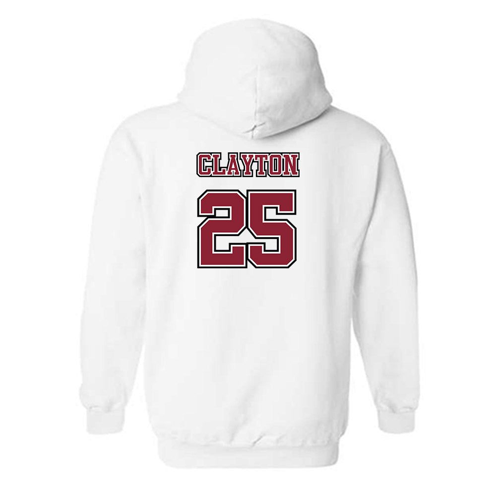 UMass - NCAA Men's Lacrosse : Tyler Clayton - Sports Shersey Hooded Sweatshirt-1