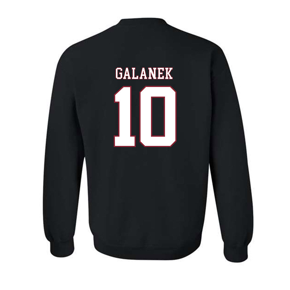 UMass - NCAA Men's Ice Hockey : Jack Galanek - Sports Shersey Crewneck Sweatshirt-1