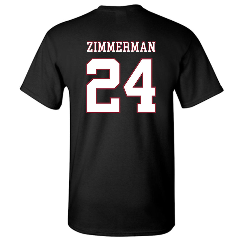 UMass - NCAA Men's Ice Hockey : Elias Zimmerman - Sports Shersey T-Shirt-1