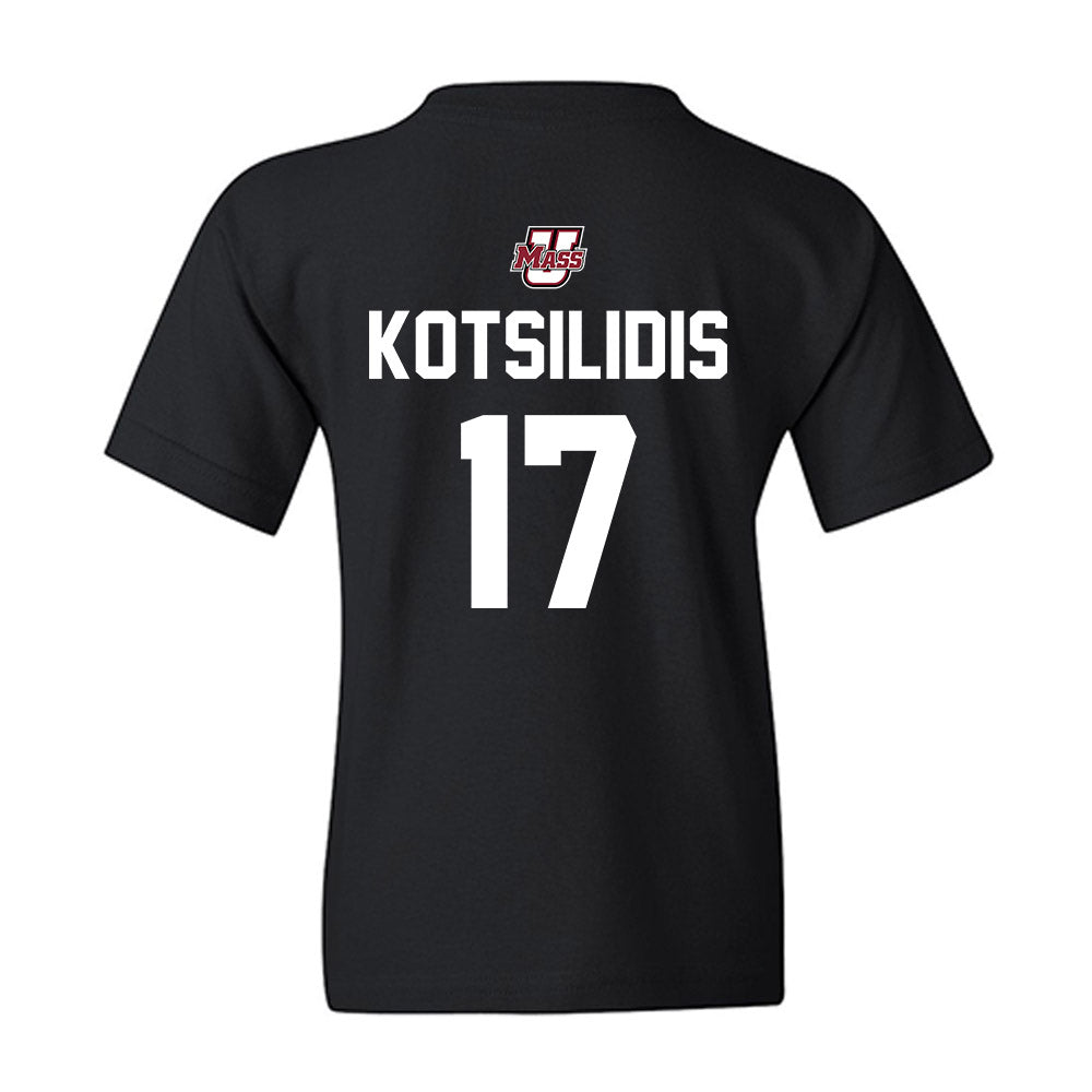 UMass - NCAA Men's Lacrosse : Max Kotsilidis - Classic Shersey Youth T-Shirt-1