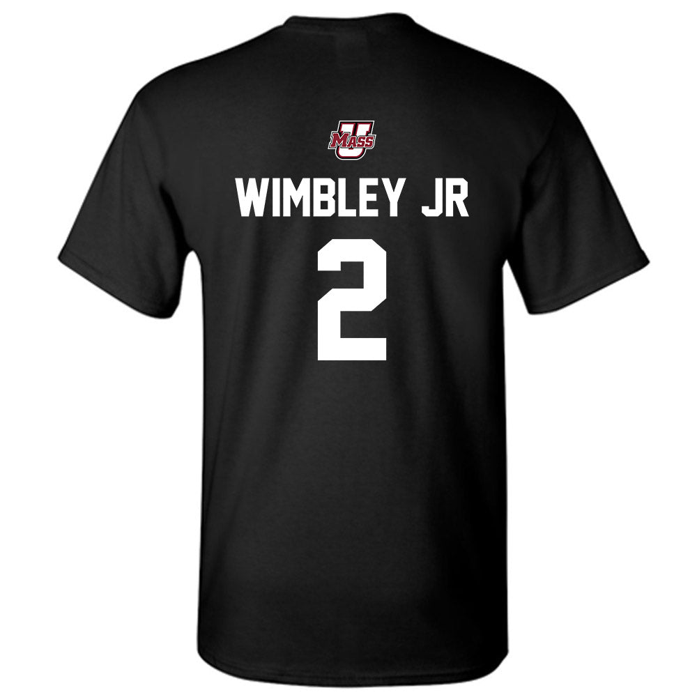 UMass - NCAA Men's Basketball : Dwayne Wimbley jr - Classic Shersey T-Shirt-1