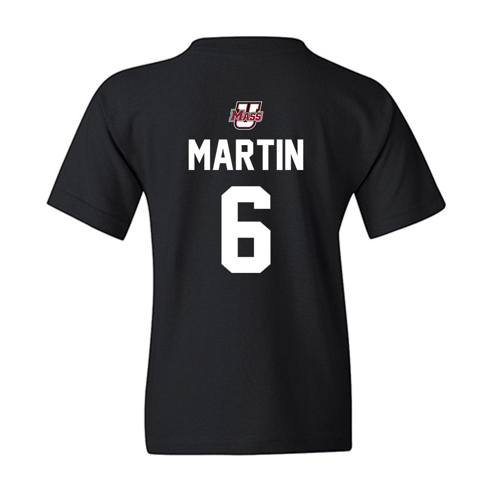 UMass - NCAA Men's Basketball : Christian Martin - Classic Shersey Youth T-Shirt-1