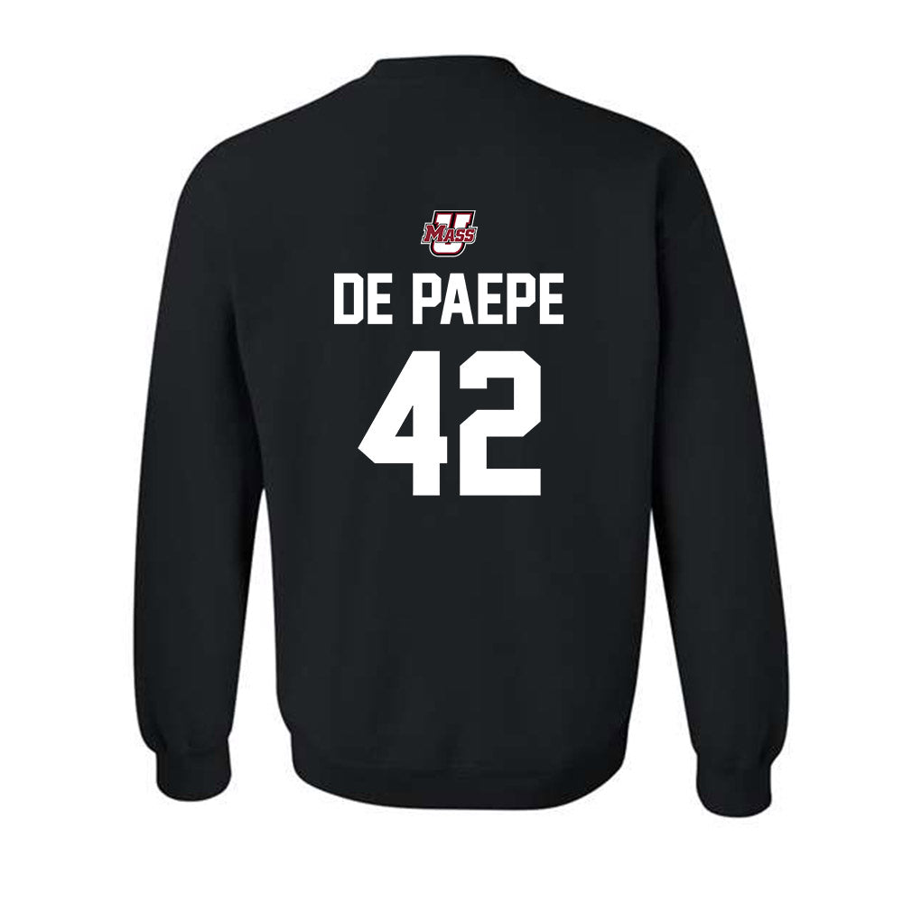 UMass - NCAA Football : Andrew De Paepe - Classic Shersey Crewneck Sweatshirt-1