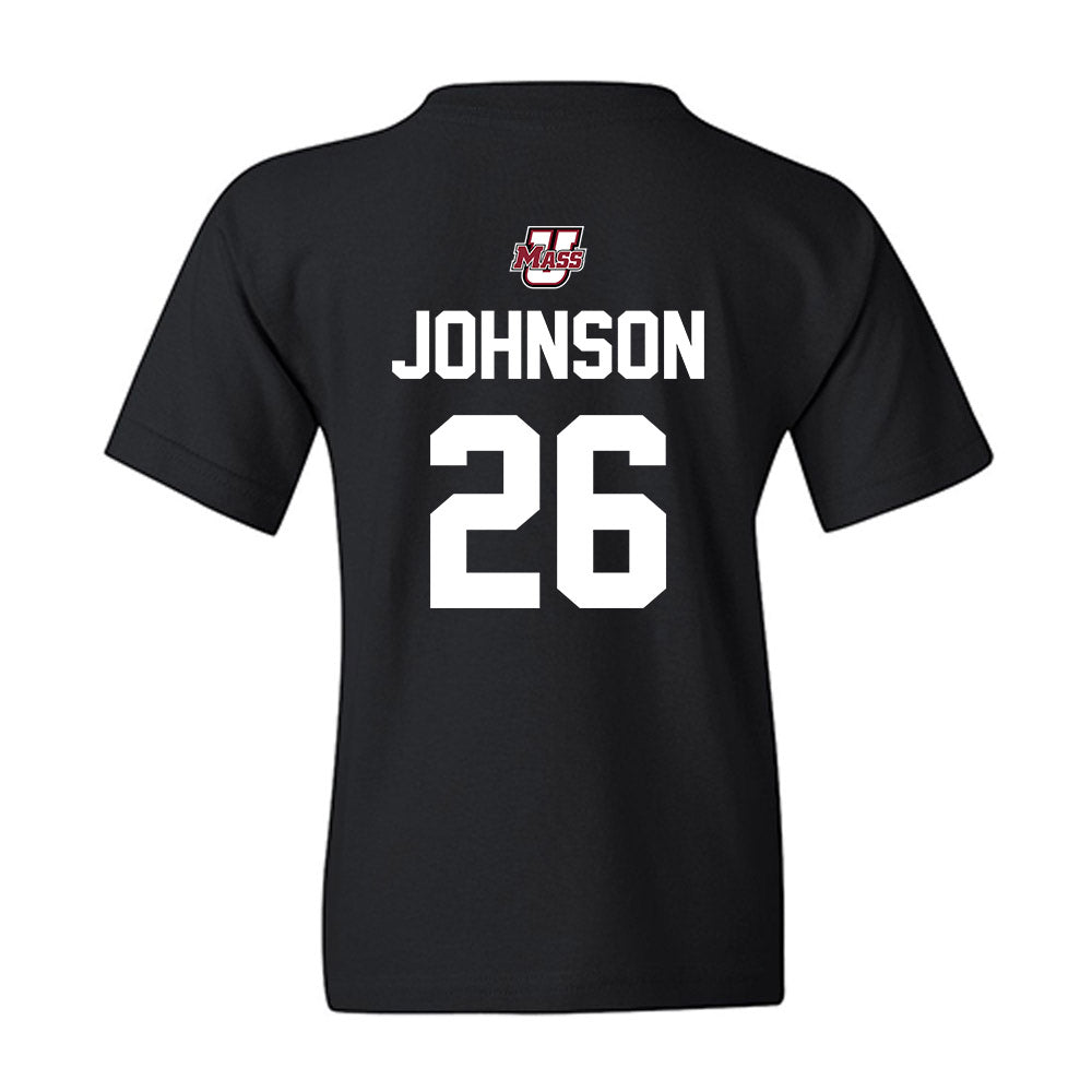 UMass - NCAA Men's Lacrosse : Dylan Johnson - Classic Shersey Youth T-Shirt-1