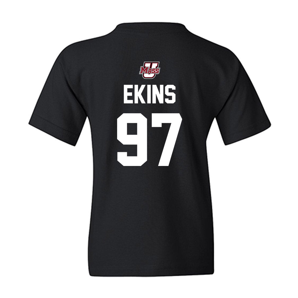 UMass - NCAA Football : Robert Ekins - Classic Shersey Youth T-Shirt-1