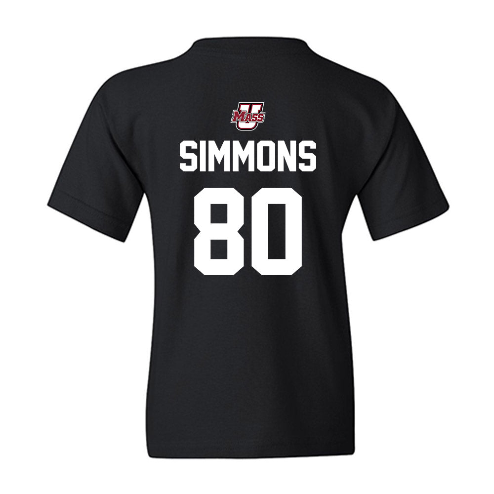 UMass - NCAA Football : Isaiah Simmons - Classic Shersey Youth T-Shirt-1
