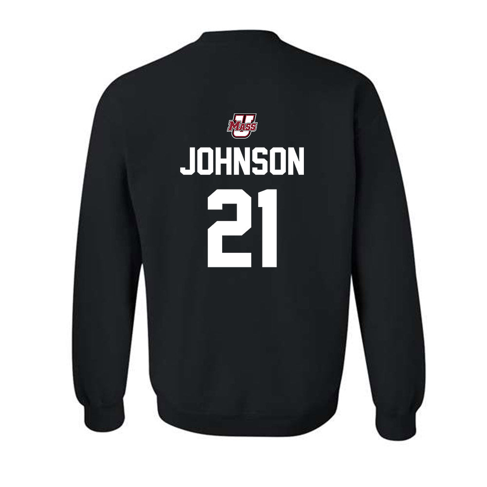 UMass - NCAA Football : Terron Johnson - Classic Shersey Crewneck Sweatshirt-1