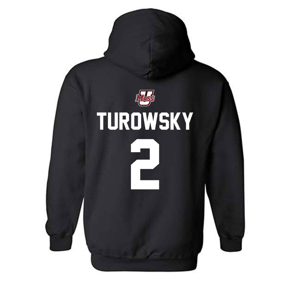 UMass - NCAA Men's Lacrosse : Jack Turowsky - Classic Shersey Hooded Sweatshirt-1