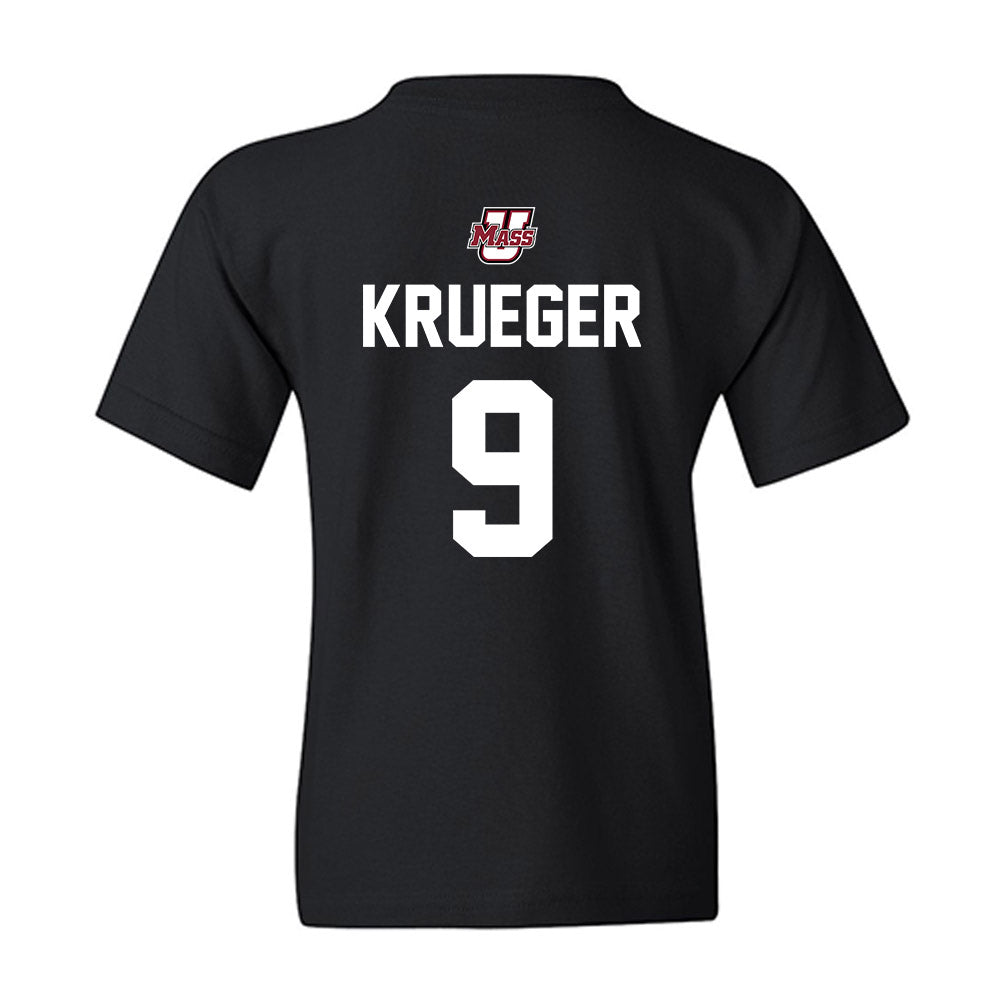 UMass - NCAA Football : Justin Krueger - Classic Shersey Youth T-Shirt-1