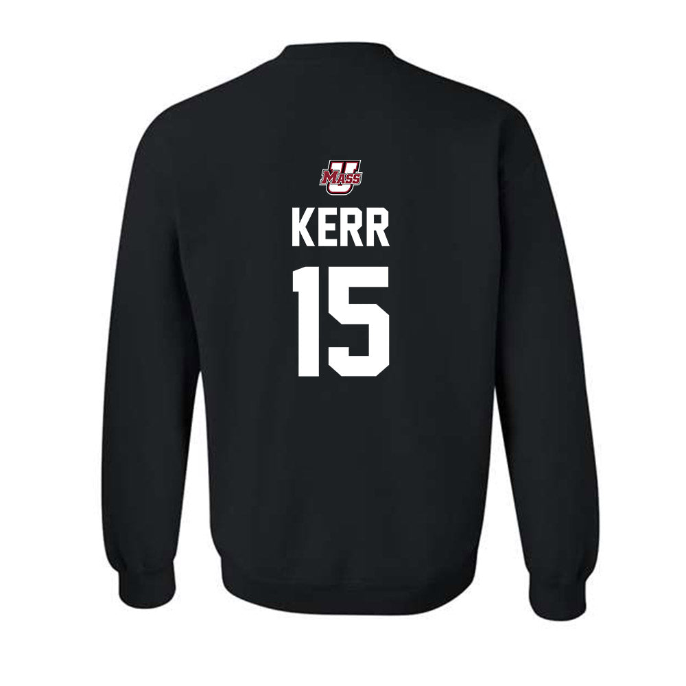 UMass - NCAA Men's Ice Hockey : Justin Kerr - Classic Shersey Crewneck Sweatshirt-1