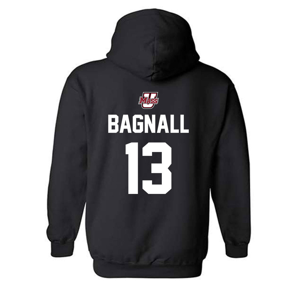 UMass - NCAA Men's Lacrosse : Thomas Bagnall - Classic Shersey Hooded Sweatshirt-1