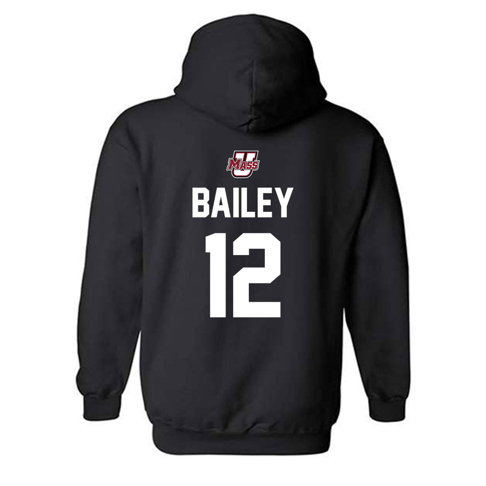 UMass - NCAA Football : Brennen Bailey - Classic Shersey Hooded Sweatshirt-1