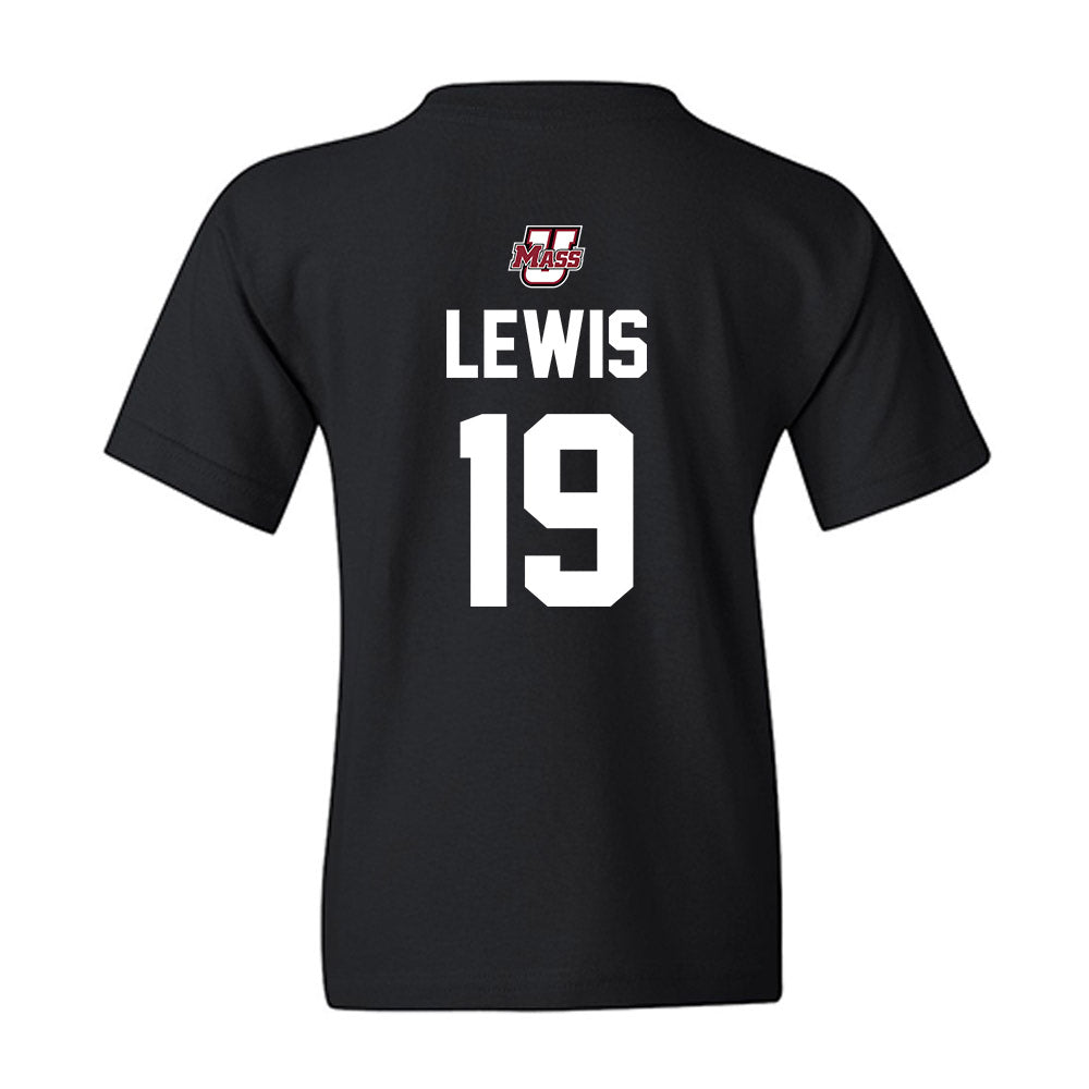 UMass - NCAA Football : Jabari Lewis - Classic Shersey Youth T-Shirt-1