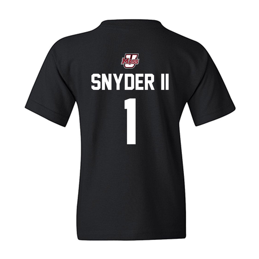 UMass - NCAA Football : Dd Snyder II - Classic Shersey Youth T-Shirt-1