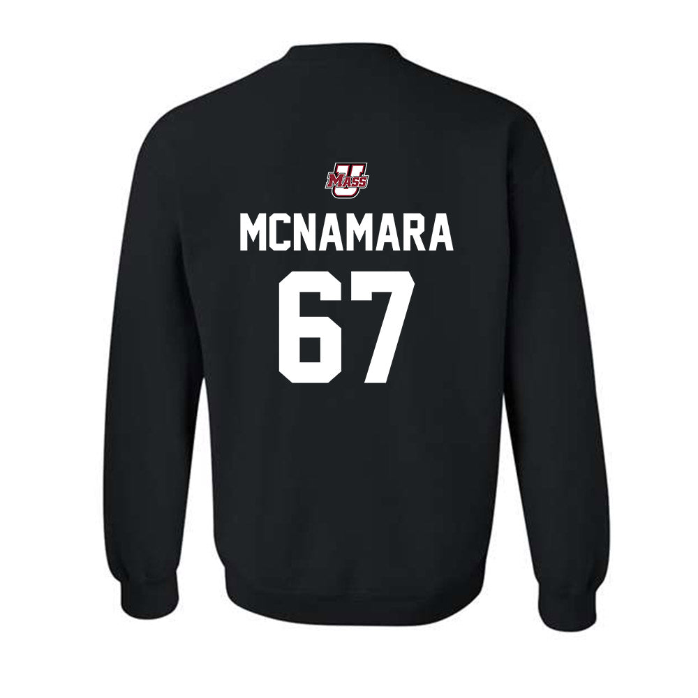 UMass - NCAA Football : Willian McNamara - Classic Shersey Crewneck Sweatshirt-1