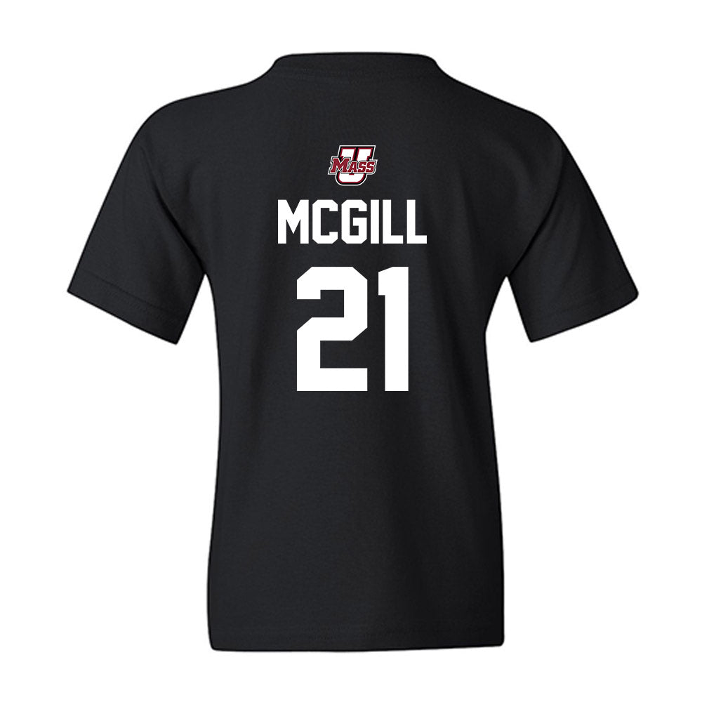 UMass - NCAA Football : Jeremiah Mcgill - Classic Shersey Youth T-Shirt-1
