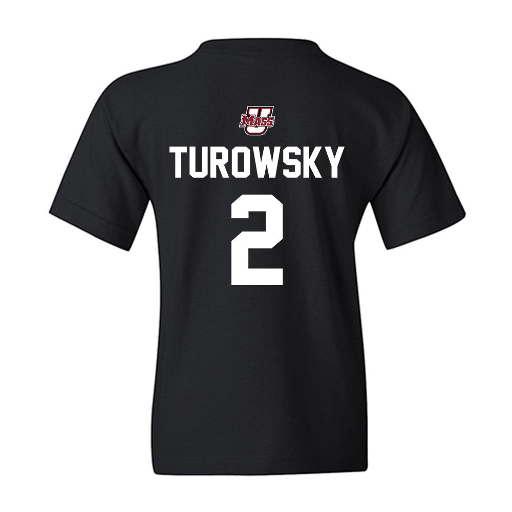 UMass - NCAA Men's Lacrosse : Jack Turowsky - Classic Shersey Youth T-Shirt-1