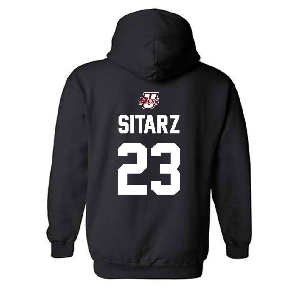 UMass - NCAA Baseball : Gavin Sitarz - Classic Shersey Hooded Sweatshirt-1