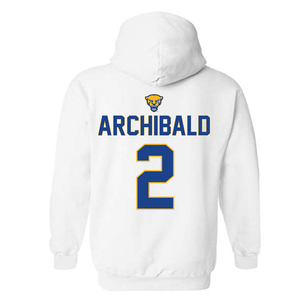 Pittsburgh - NCAA Women's Soccer : Mya Archibald - Sports Shersey Hooded Sweatshirt-1