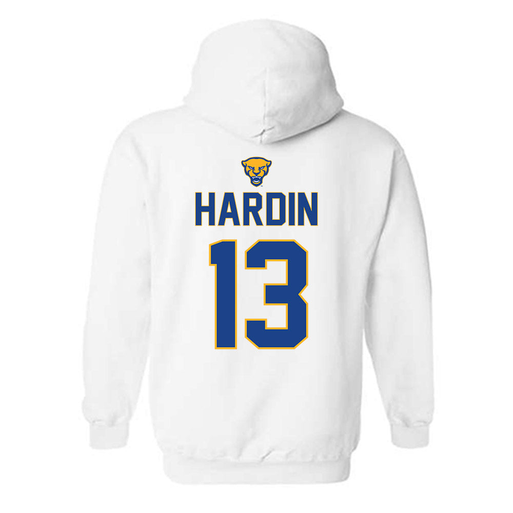 Pittsburgh - NCAA Men's Soccer : Joshua Hardin - Sports Shersey Hooded Sweatshirt-1