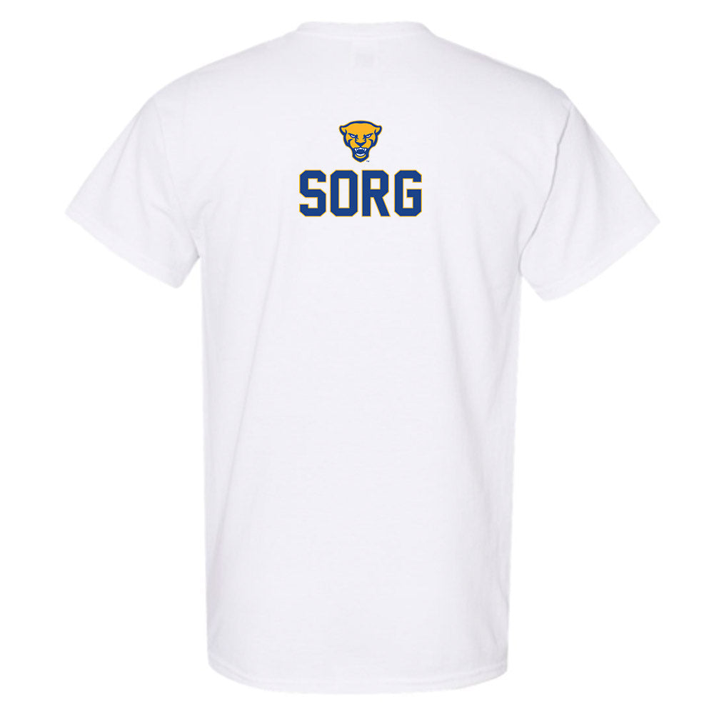 Pittsburgh - NCAA Men's Swimming & Diving : Austin Sorg - Sports Shersey T-Shirt-1