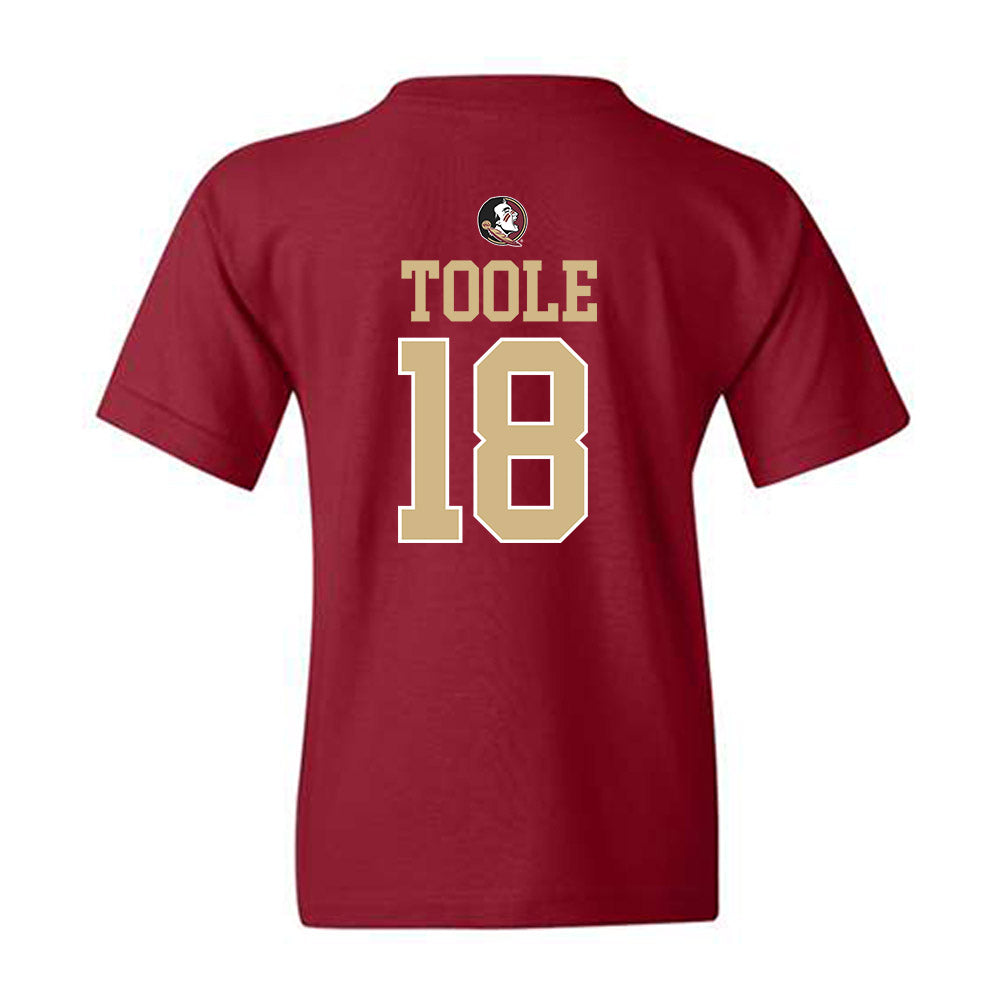 FSU - NCAA Women's Lacrosse : Hannah Toole - Classic Shersey Youth T-Shirt-1