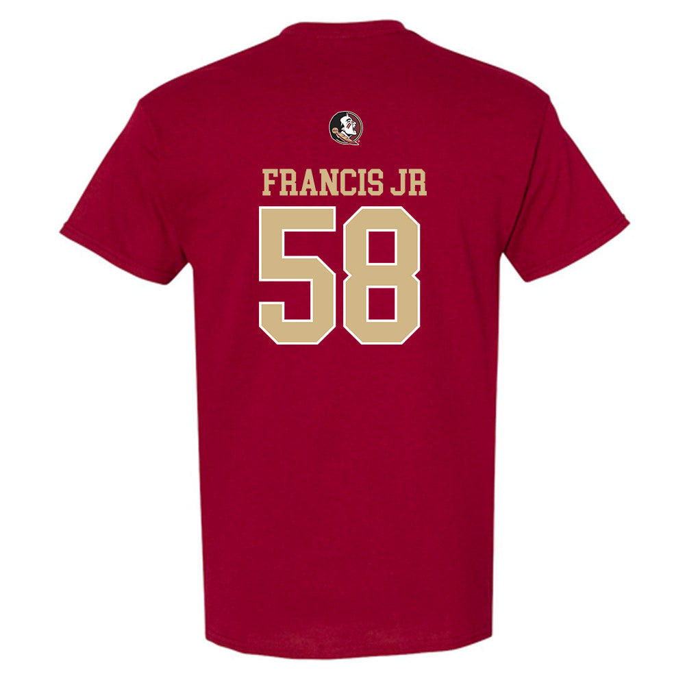 FSU - NCAA Football : Luke Francis Jr. - Classic Shersey T-Shirt-1