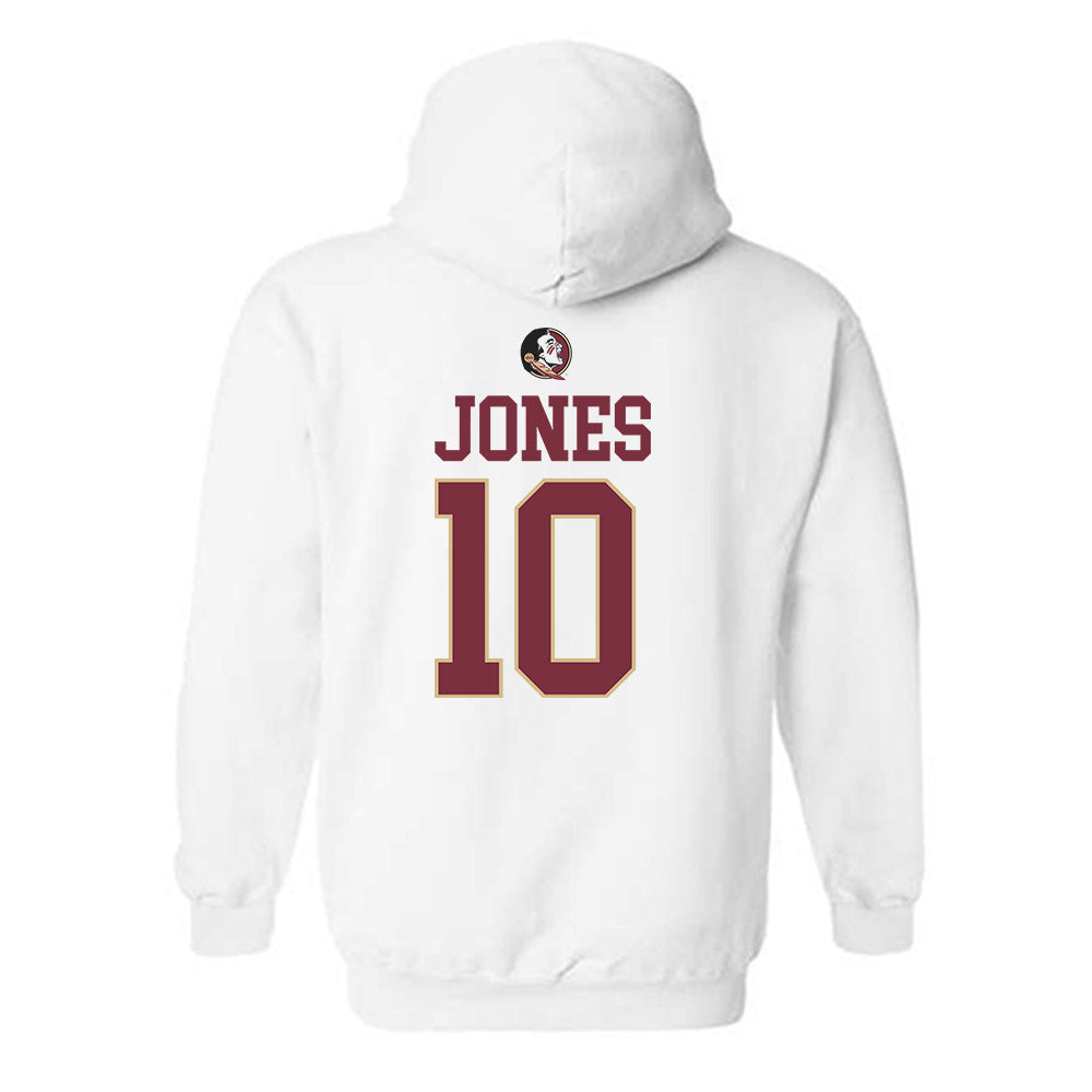 FSU - NCAA Football : Chris Jones - Classic Shersey Hooded Sweatshirt-1