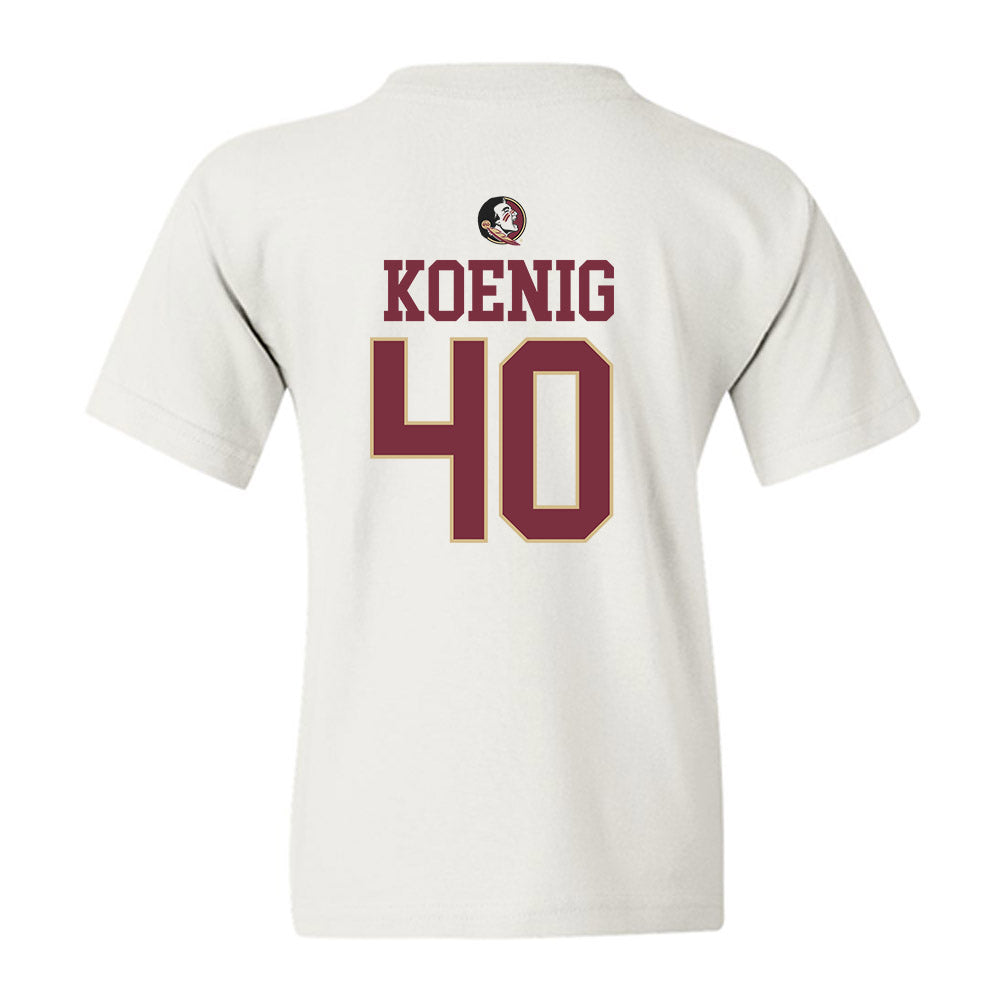 FSU - NCAA Beach Volleyball : Audrey Koenig - Classic Shersey Youth T-Shirt-1