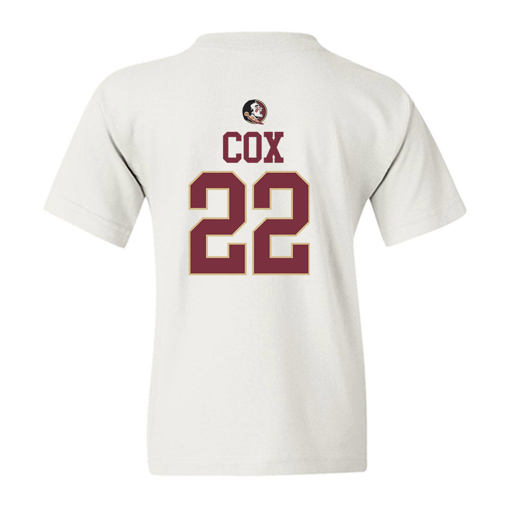 FSU - NCAA Women's Lacrosse : Charlise Cox - Classic Shersey Youth T-Shirt-1