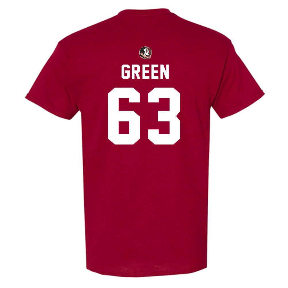 FSU - NCAA Football : Jakobe Green - Sports Shersey T-Shirt-1