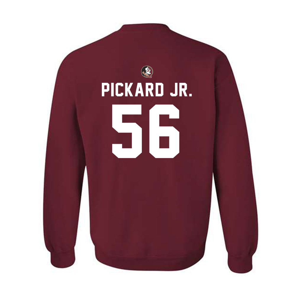 FSU - NCAA Football : Steven Pickard Jr. - Sports Shersey Crewneck Sweatshirt-1