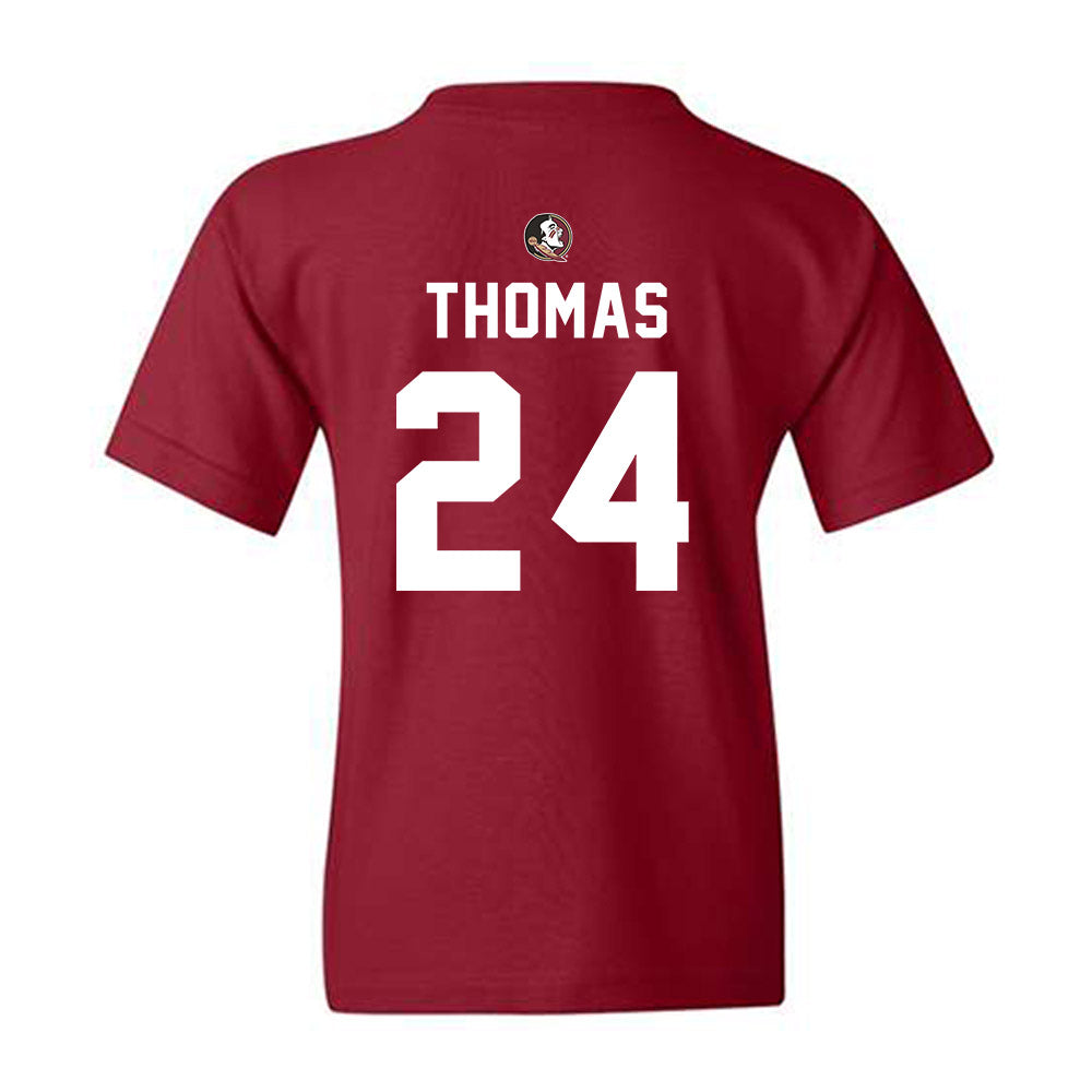 FSU - NCAA Football : Amari Thomas - Sports Shersey Youth T-Shirt-1