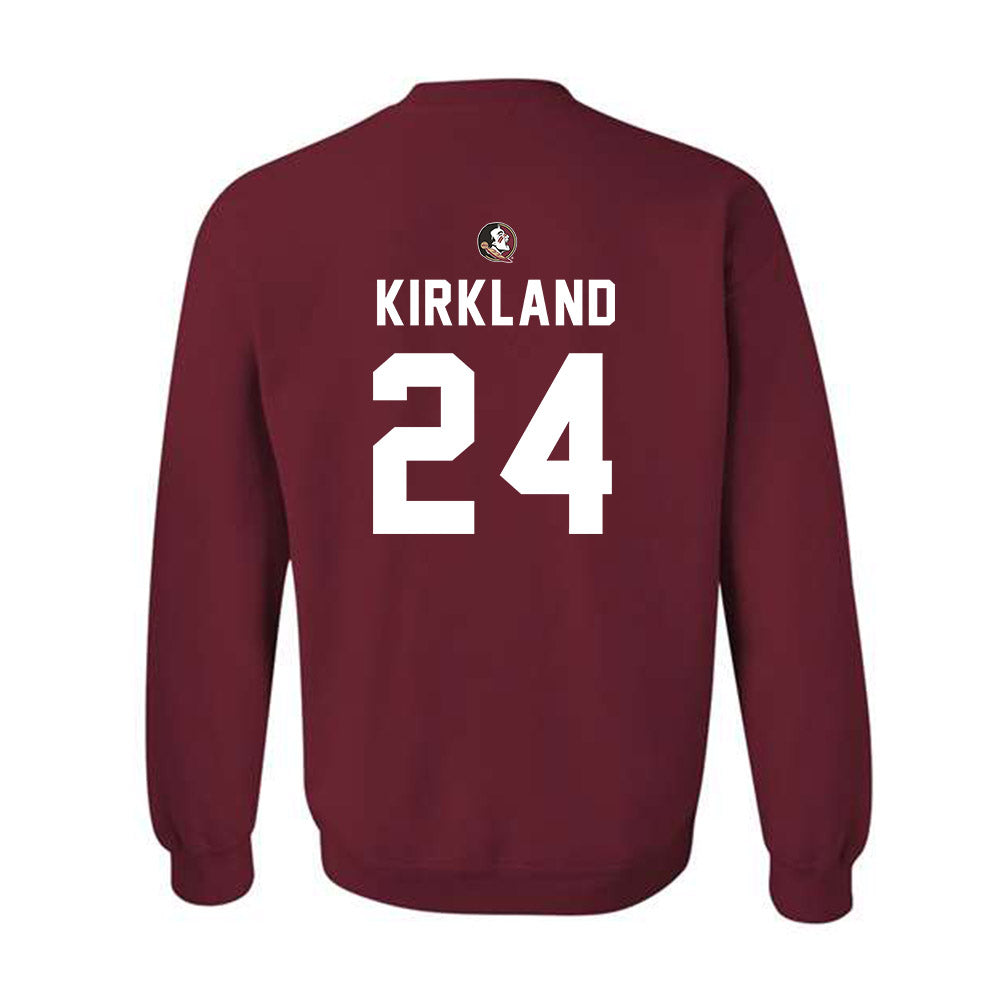 FSU - NCAA Football : K.J. Kirkland - Sports Shersey Crewneck Sweatshirt-1