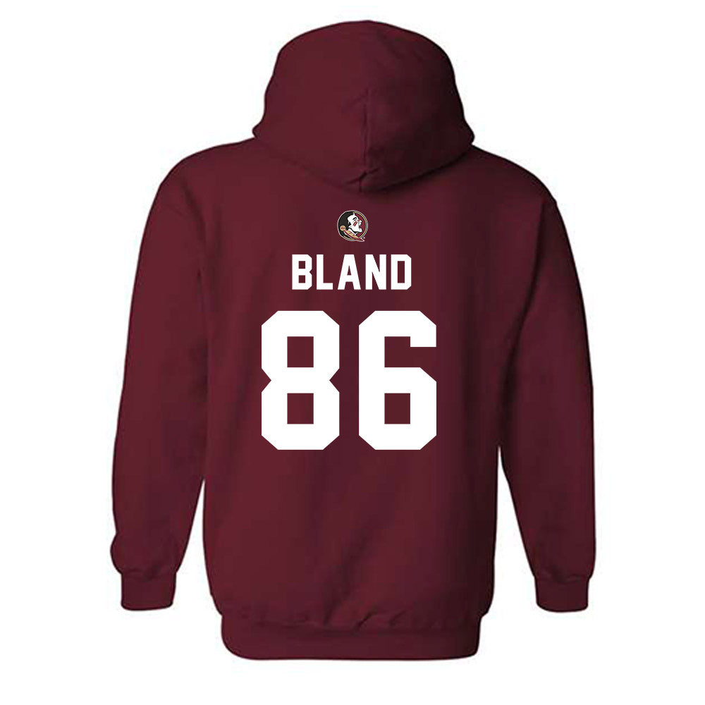 FSU - NCAA Football : Tony Bland - Sports Shersey Hooded Sweatshirt-1