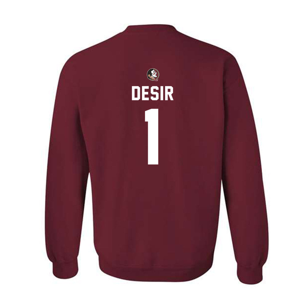 FSU - NCAA Football : Darryll Desir - Sports Shersey Crewneck Sweatshirt-1