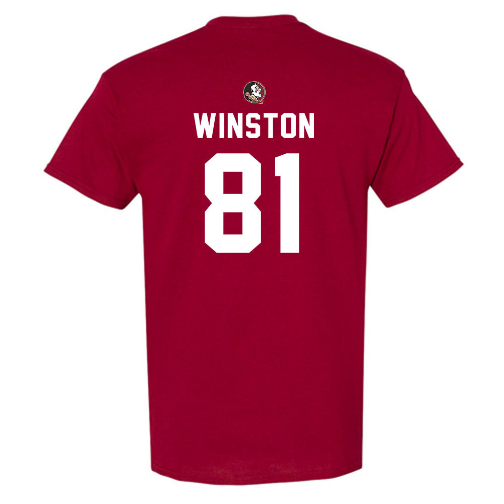 FSU - NCAA Football : Jonah Winston - Sports Shersey T-Shirt-1