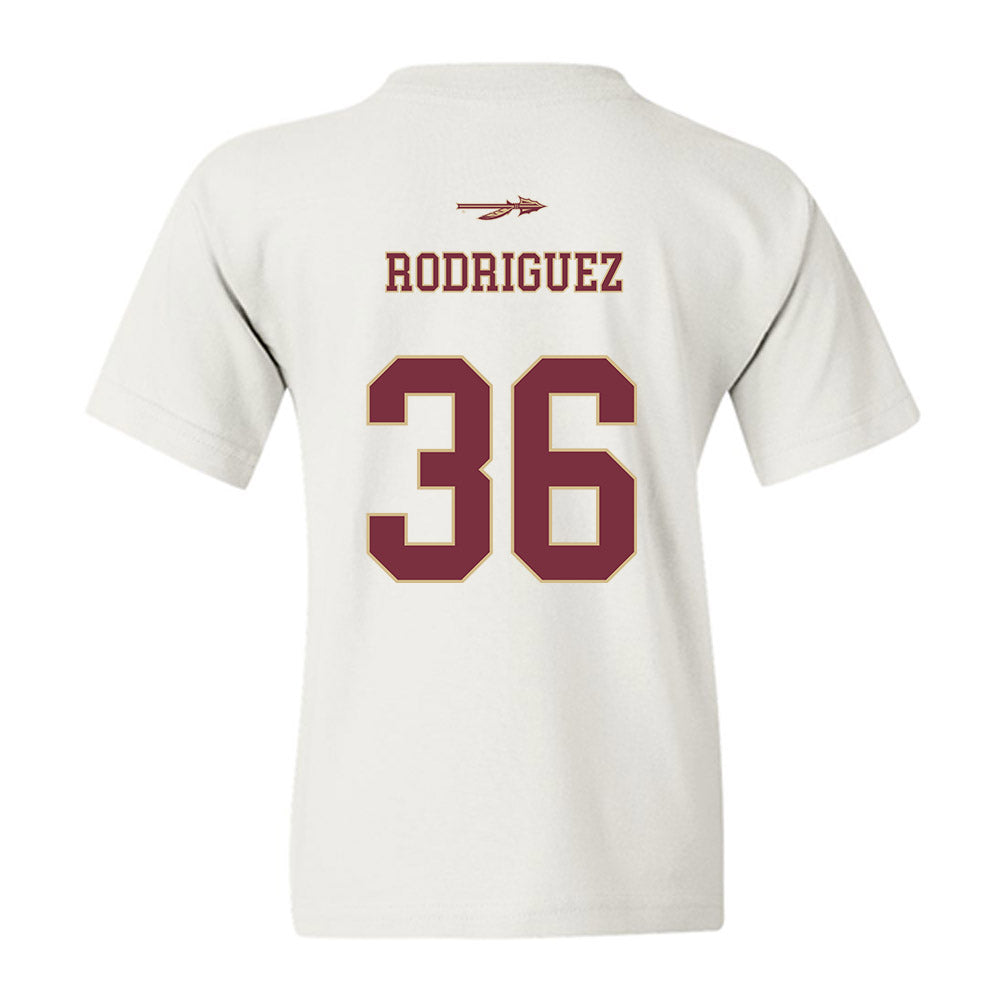 FSU - NCAA Baseball : Mookie Rodriguez - Sports Shersey Youth T-Shirt-1
