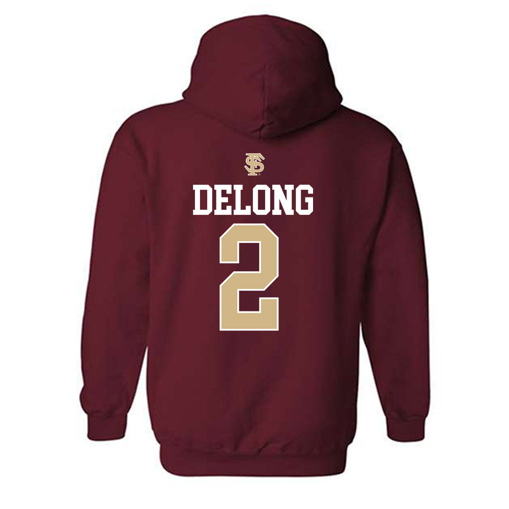 FSU - NCAA Softball : Addie DeLong - Sports Shersey Hooded Sweatshirt