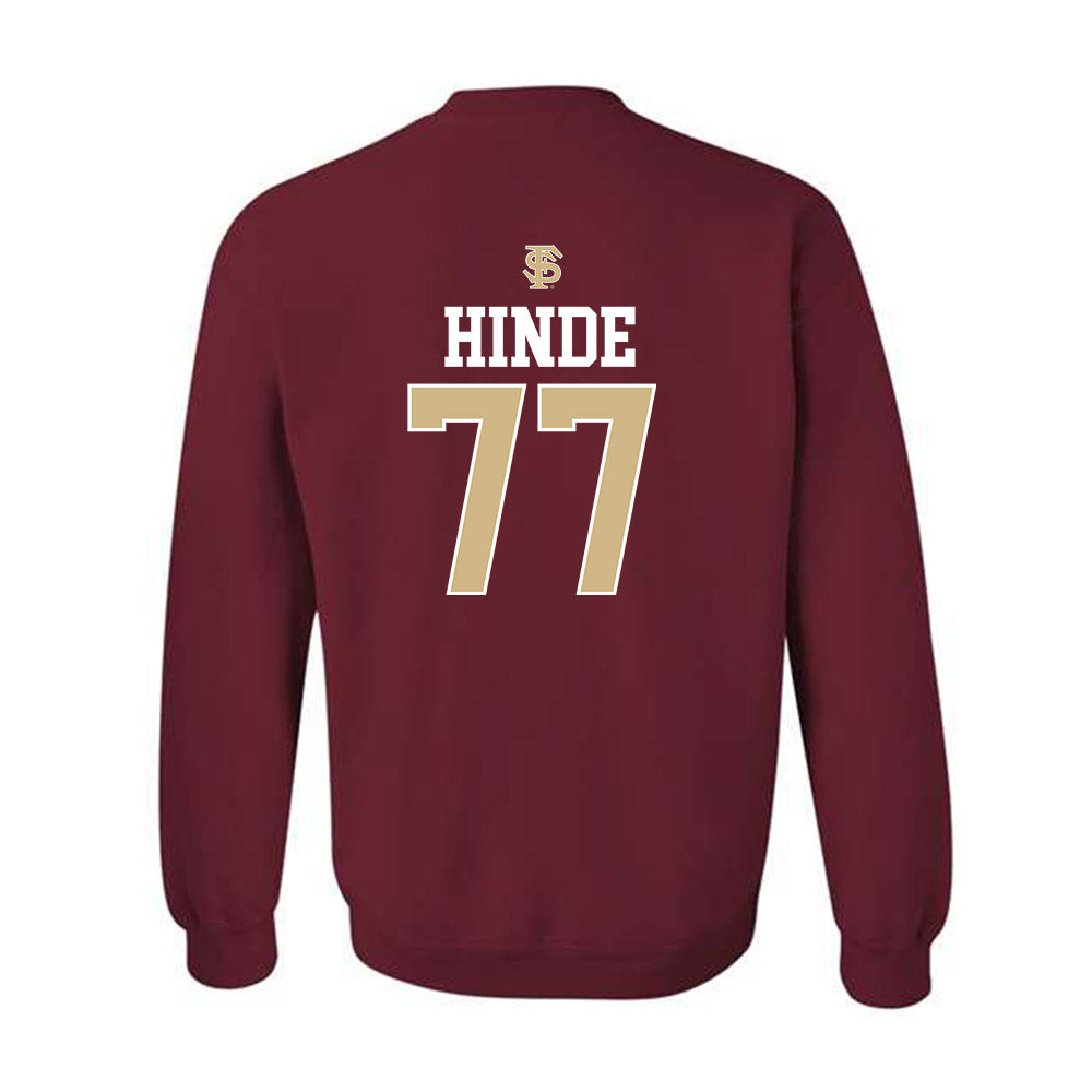 FSU - NCAA Softball : Anna Hinde - Sports Shersey Crewneck Sweatshirt-1