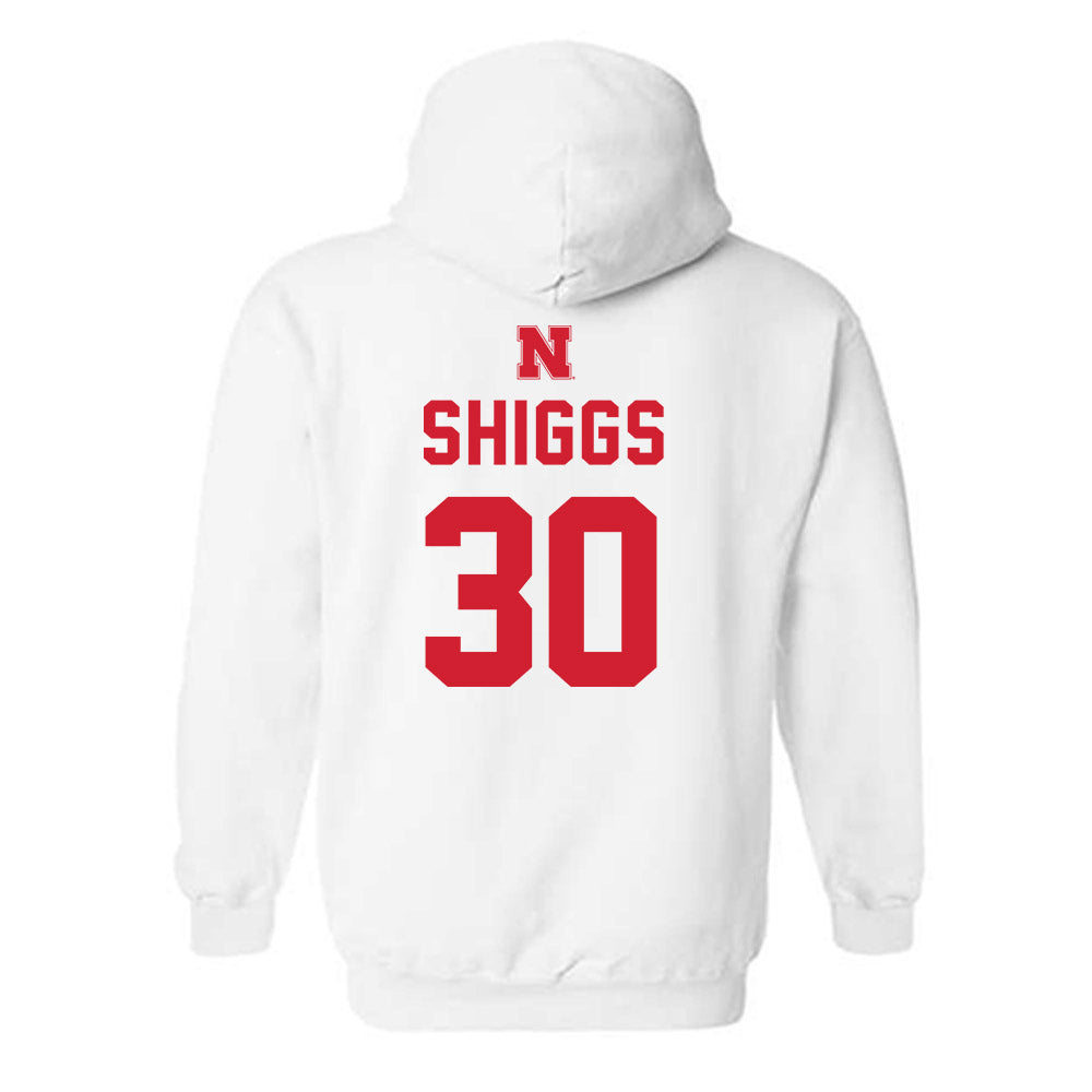 Nebraska - NCAA Football : Jasin Shiggs - Sports Shersey Hooded Sweatshirt-1