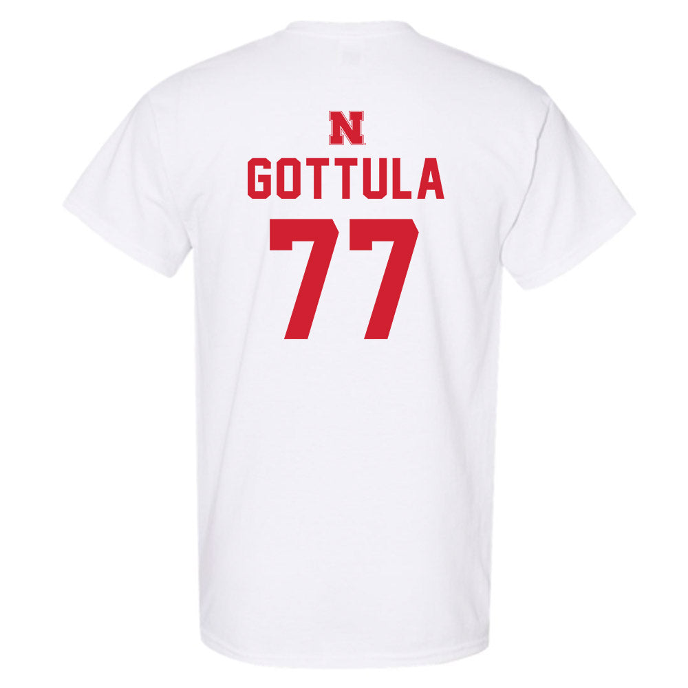 Nebraska - NCAA Football : Gunnar Gottula - Sports Shersey T-Shirt-1