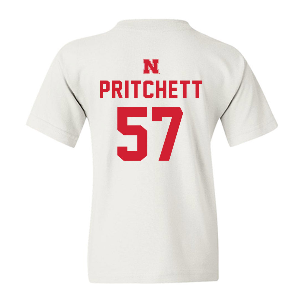 Nebraska - NCAA Football : Elijah Pritchett - Sports Shersey Youth T-Shirt-1
