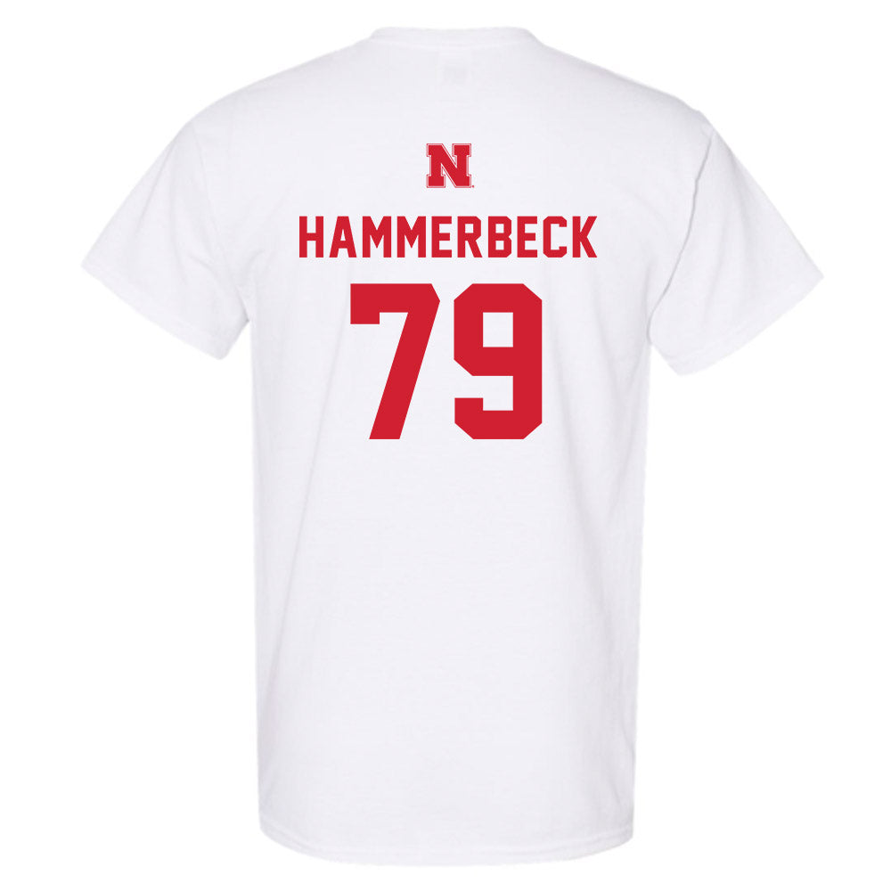 Nebraska - NCAA Football : Shawn Hammerbeck - Sports Shersey T-Shirt-1