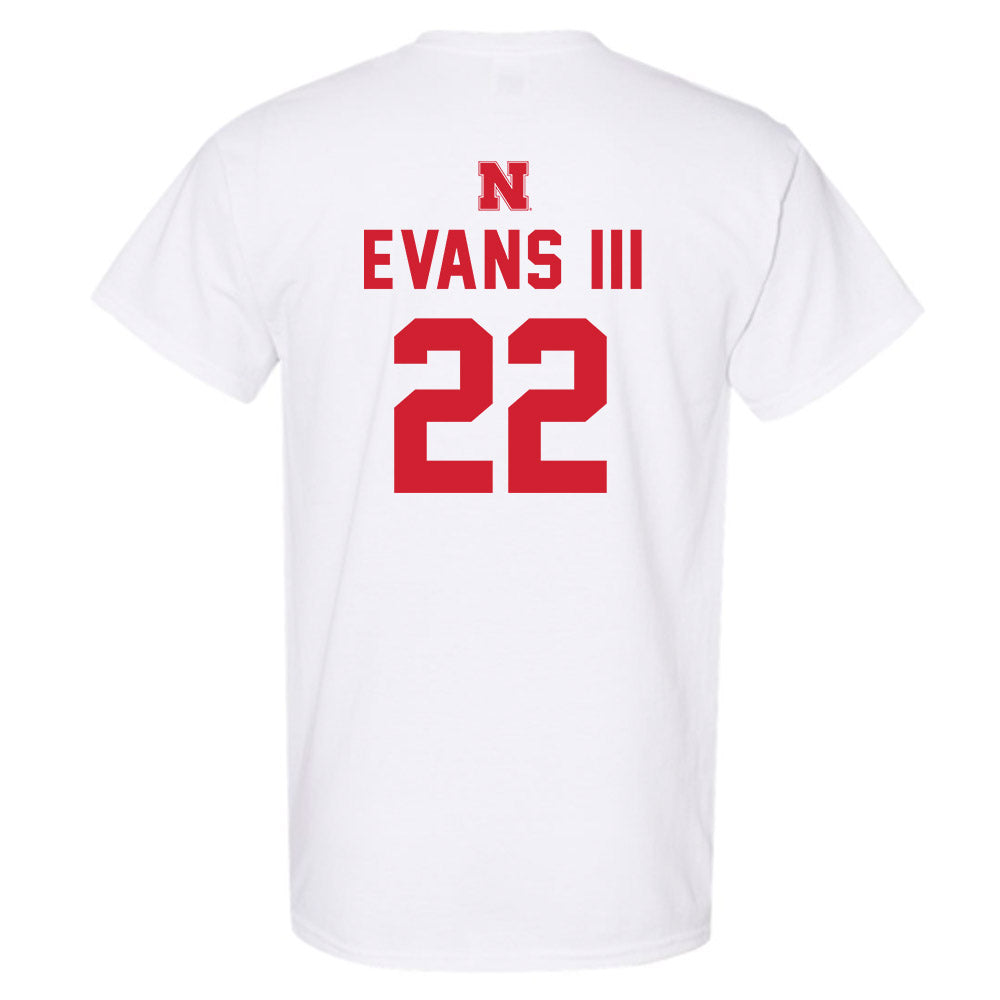 Nebraska - NCAA Football : Victor Evans III - Sports Shersey T-Shirt-1