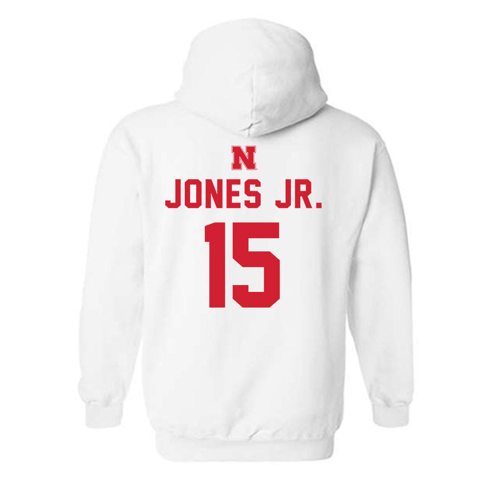 Nebraska - NCAA Football : Anthony Jones Jr. - Sports Shersey Hooded Sweatshirt-1