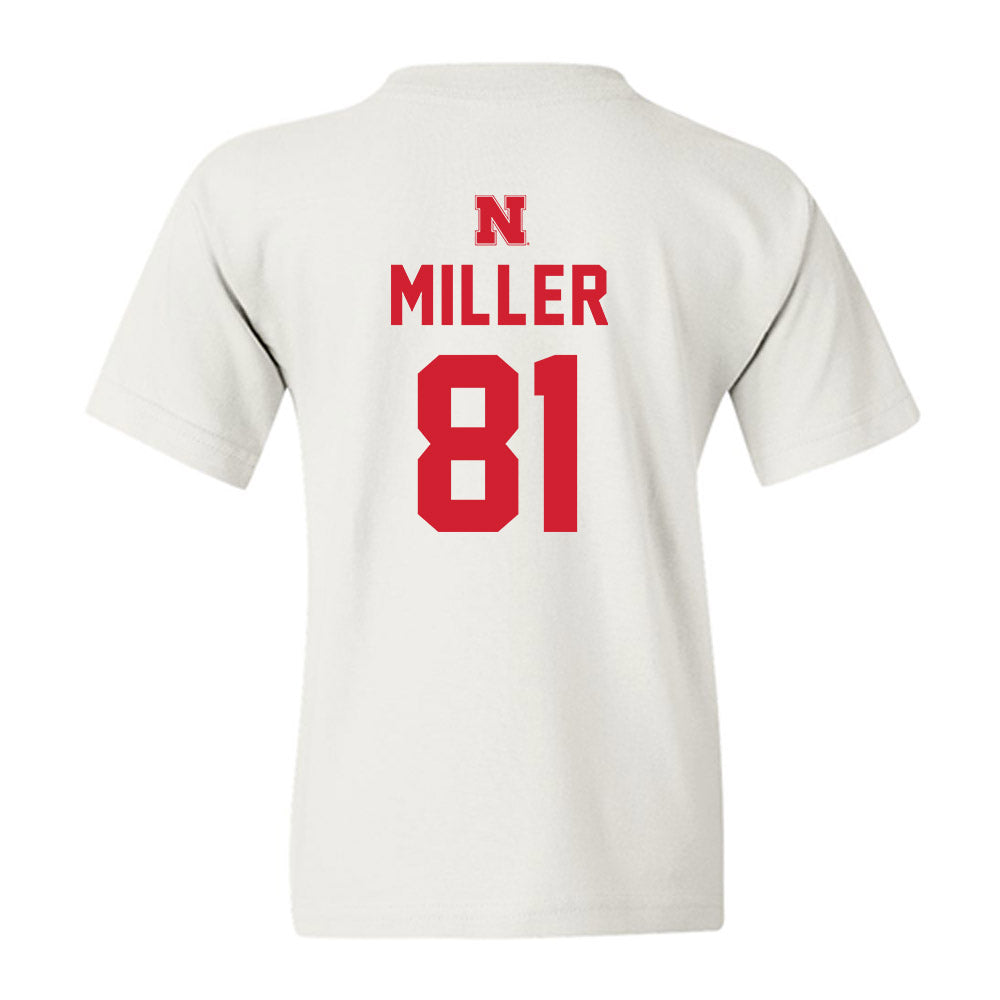 Nebraska - NCAA Football : Hayes Miller - Sports Shersey Youth T-Shirt-1