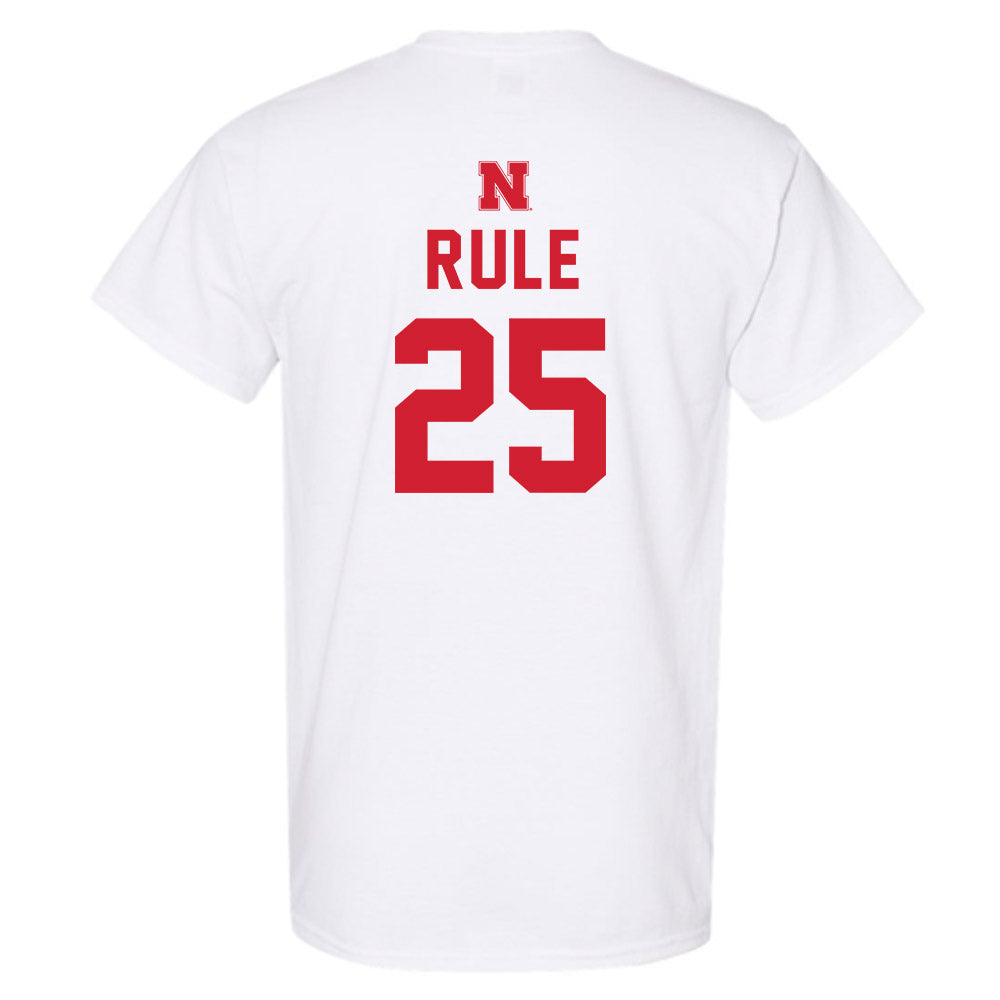 Nebraska - NCAA Football : Jamal Rule - Sports Shersey T-Shirt-1